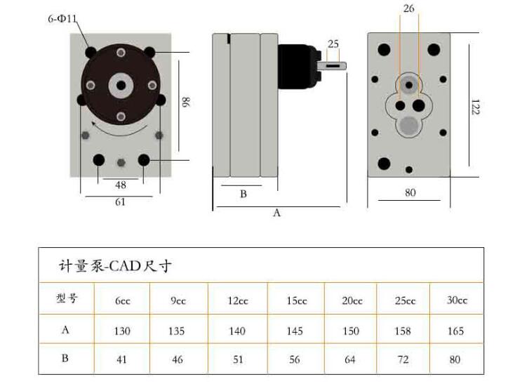 大排量齒輪計量泵
